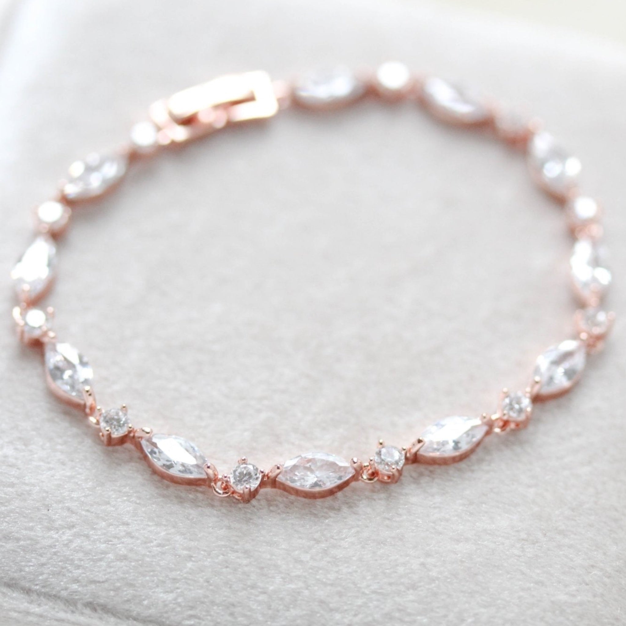 Cubic Zirconia Bridal Bracelet