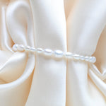 Genuine pearl tennis bracelet for Bride - ANDERSON - Treasures by Agnes