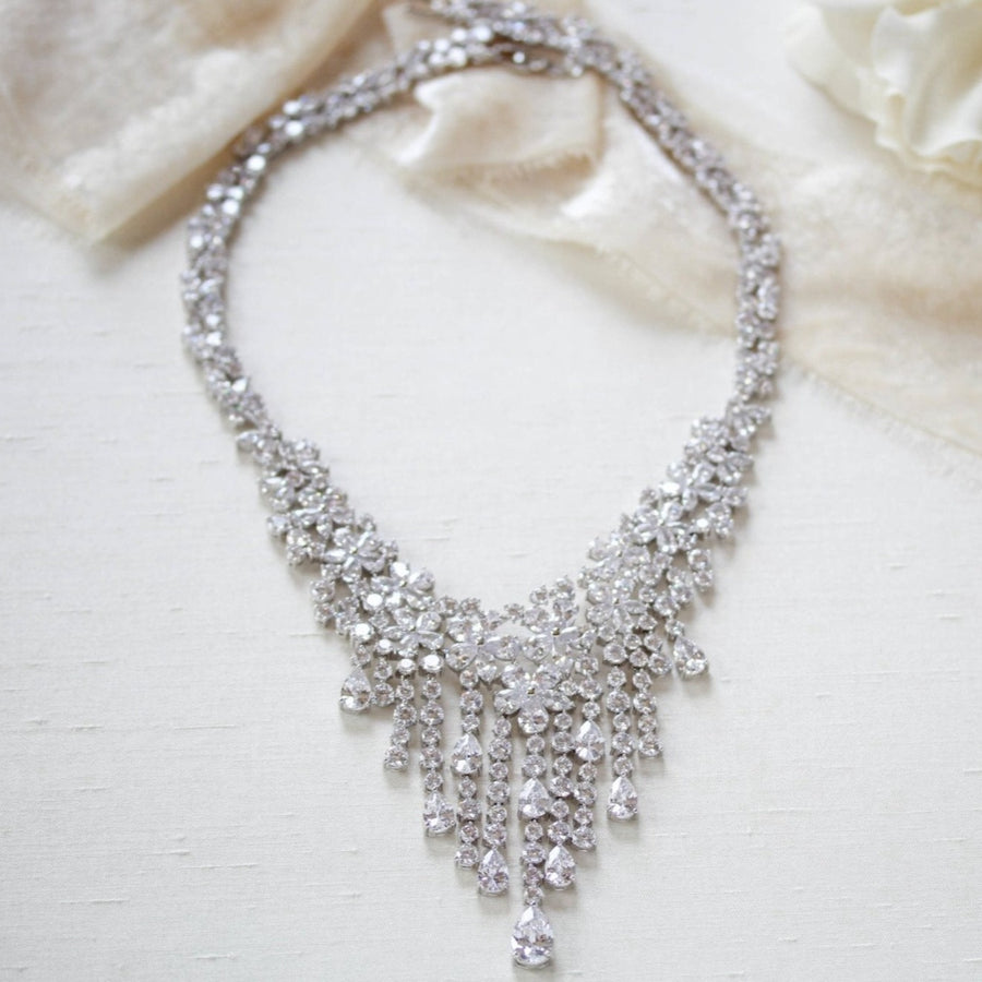 Floral Statement Bridal Necklace